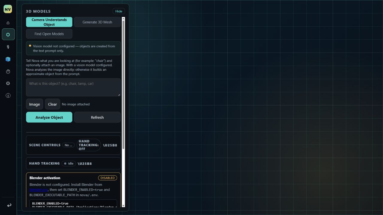 Building Lab view in the Nova software